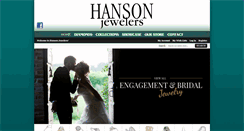 Desktop Screenshot of hansonjeweler.com